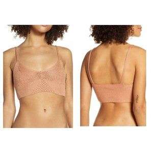 Free People Brami Crochet Bralette S/P NWT